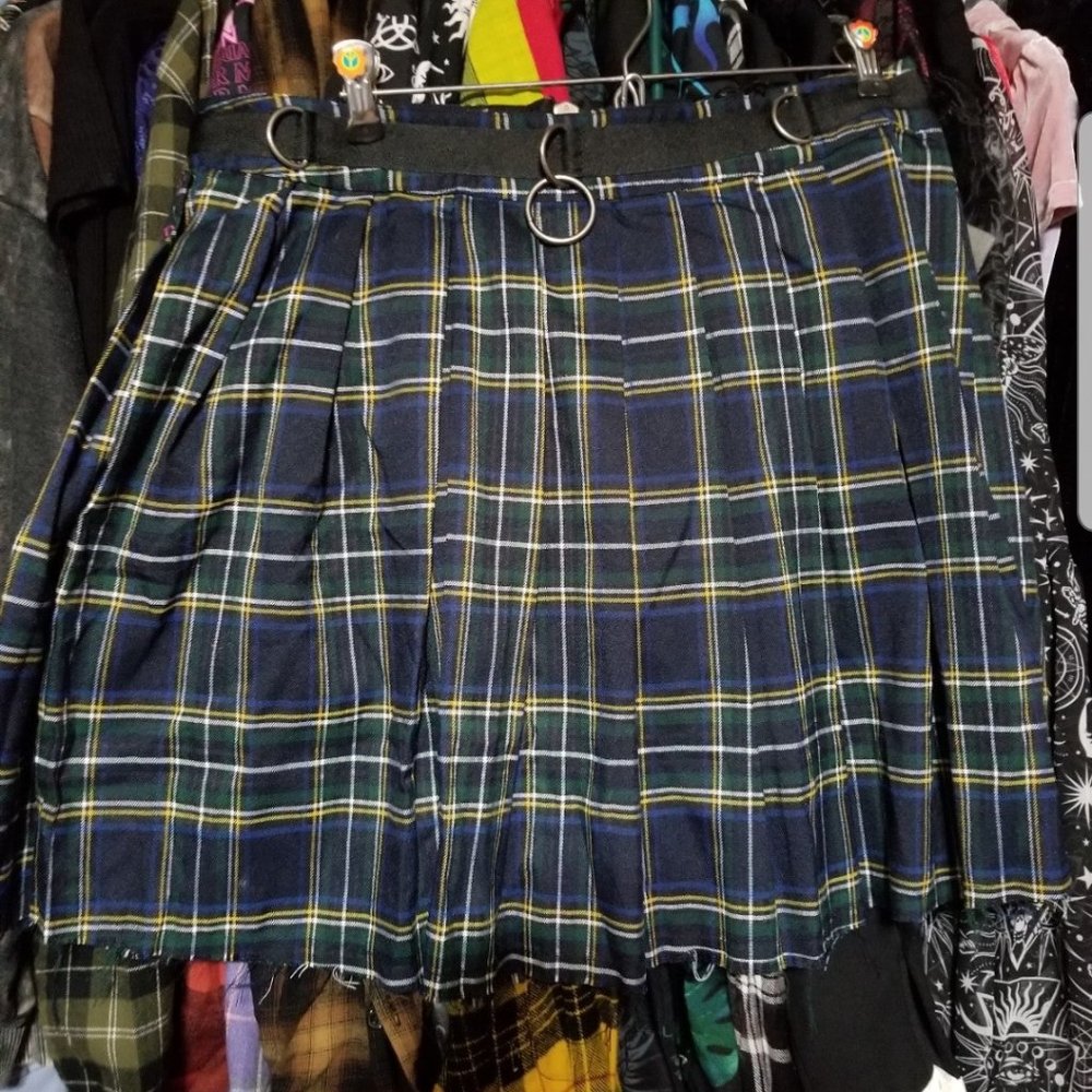 NWT Current Mood plaid mini skirt!